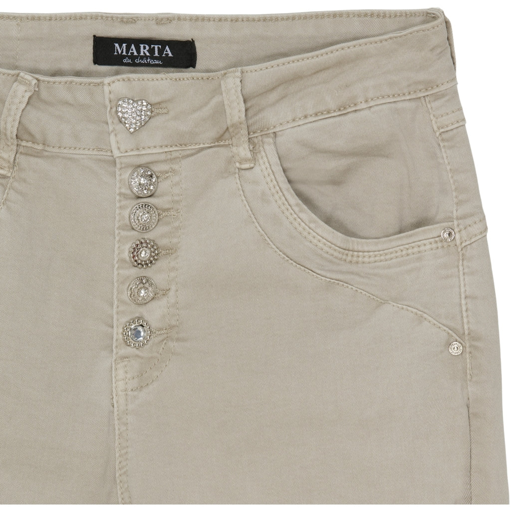MARTA DU CHATEAU Marta Du Chateau dame jeans Emma 2665-14 Jeans Denimbeige