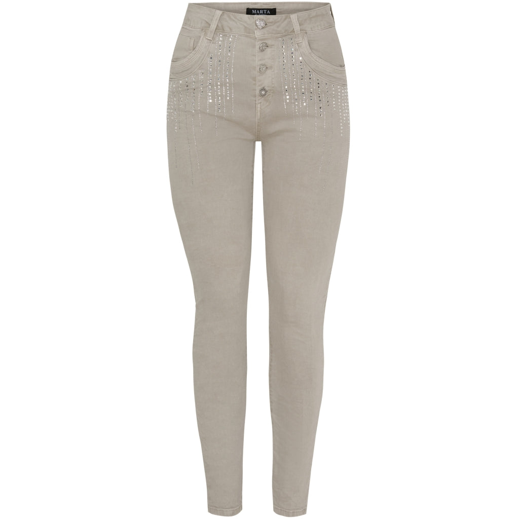 MARTA DU CHATEAU Marta Du Chateau dame jeans Emma 2680-14 Jeans Denimbeige