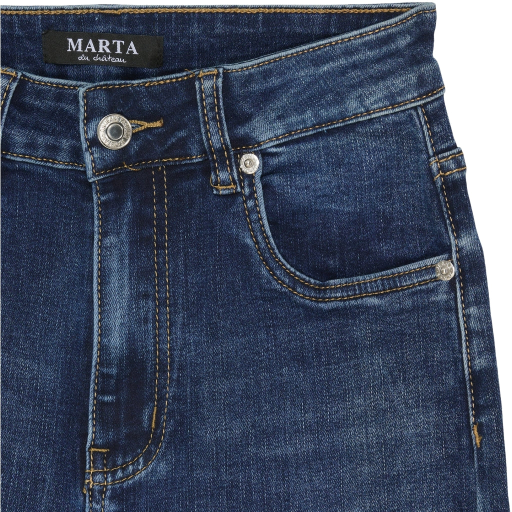 MARTA DU CHATEAU Marta Du Chateau dame jeans Jeanette D534 Jeans Dark denim