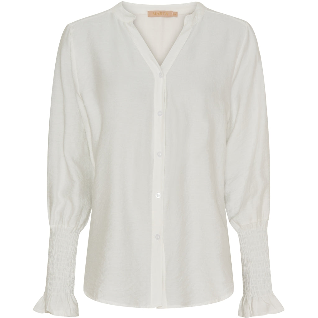 MARTA DU CHATEAU Marta Du Chateau dam skjorta MdcRebecca Shirt White