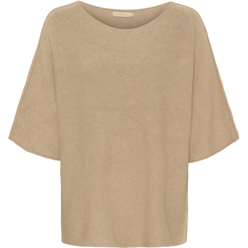 MARTA DU CHATEAU Marta Du Chateau dam stickad MdcSia Knit Light camel8617