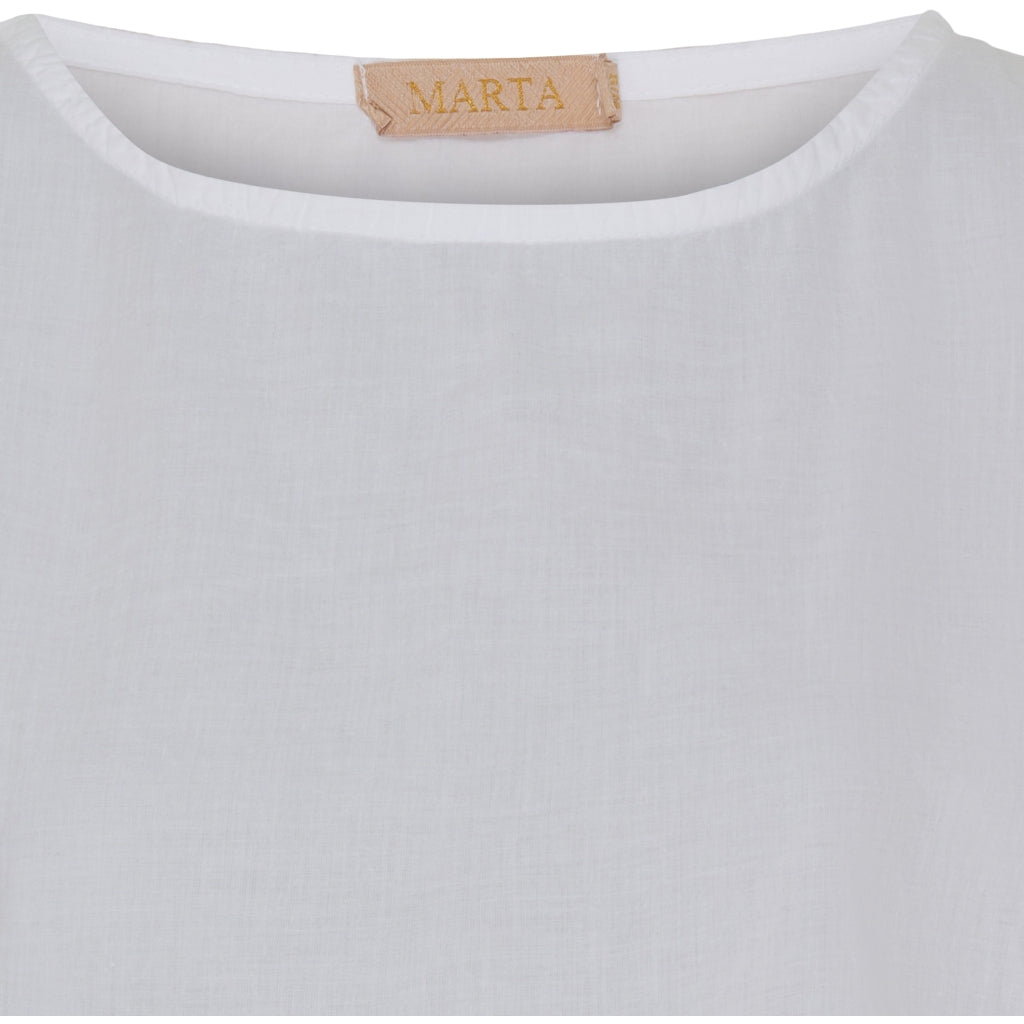 MARTA DU CHATEAU Marta Du Chateau dam top MdcKasimira Top White