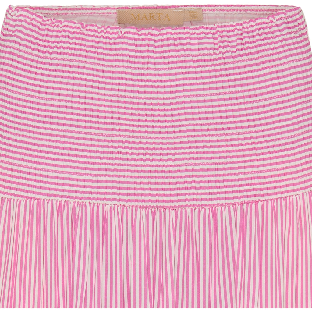 MARTA DU CHATEAU Marta Du Chateau teen kjol MDCJOSEFINA 5849 teen Skirt 1487PrintFuxiaStripe