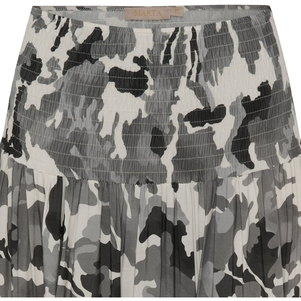 MARTA DU CHATEAU Marta Du Chateau teen kjol MDCJOSEFINA 5849 teen Skirt GreyCamo4179