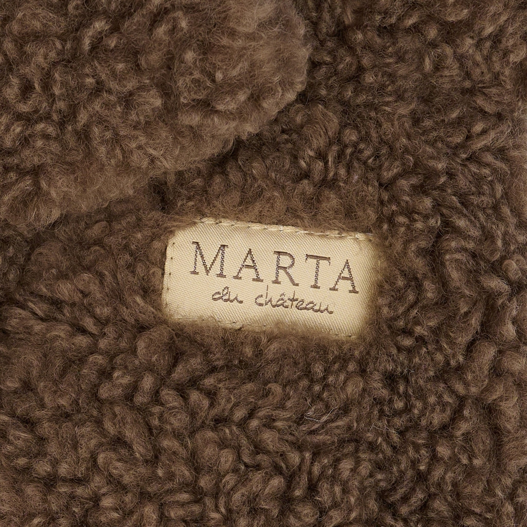 MARTA DU CHATEAU Marta Teddy luffer 48744 Gloves Dk Brown