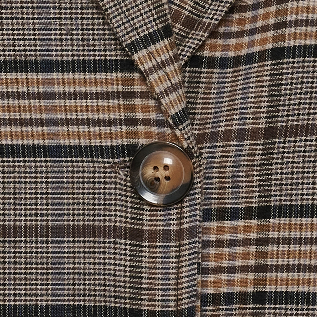 MARTA DU CHATEAU Marta du Chateau Dam Blazer MdcSenna 8870 Blazer Camel Print