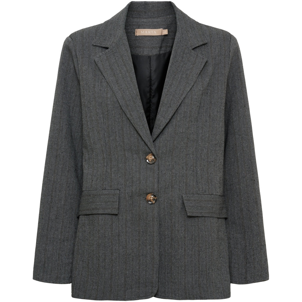 MARTA DU CHATEAU Marta du Chateau Dam Blazer MdcSenna 8870 Blazer Grey