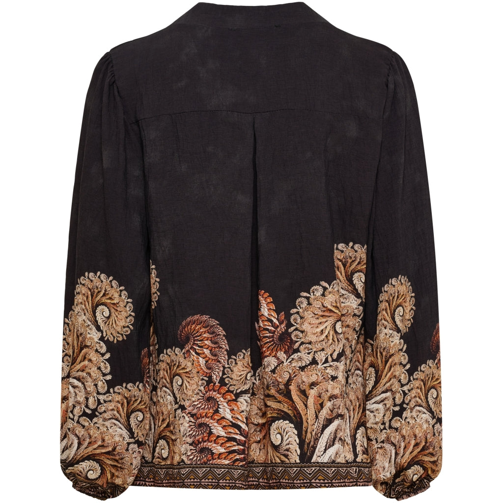 MARTA DU CHATEAU Marta du Chateau Dam Blus MdcAnice 8940 Blouse Black