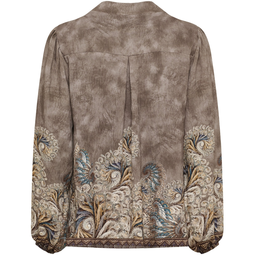 MARTA DU CHATEAU Marta du Chateau Dam Blus MdcAnice 8940 Blouse Fango
