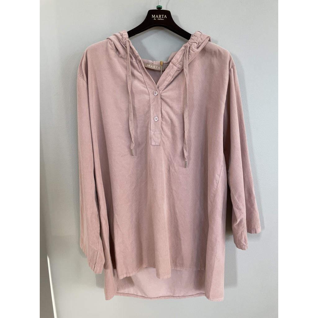 MARTA DU CHATEAU Marta du Chateau Dam Blus MdcPienza 8908 Blouse Brush