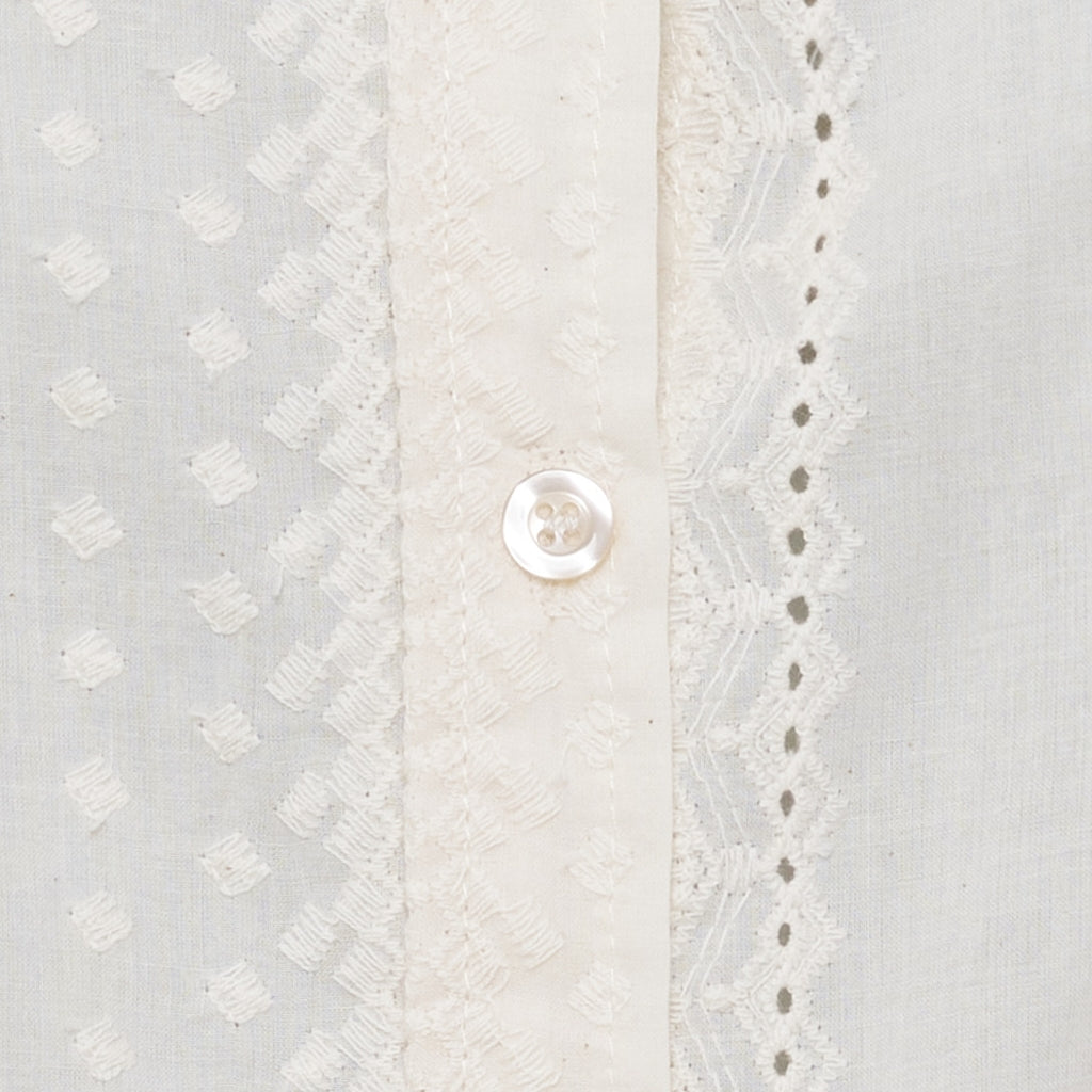 MARTA DU CHATEAU Marta du Chateau Dam Blus MdcValessia 58136M Blouse CREME