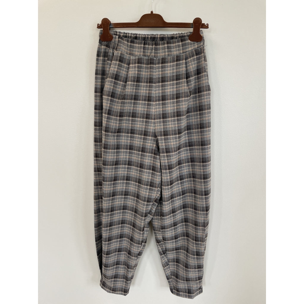 MARTA DU CHATEAU Marta du Chateau Dam Byxor MdcAmulet 56172M Check Pant Grey