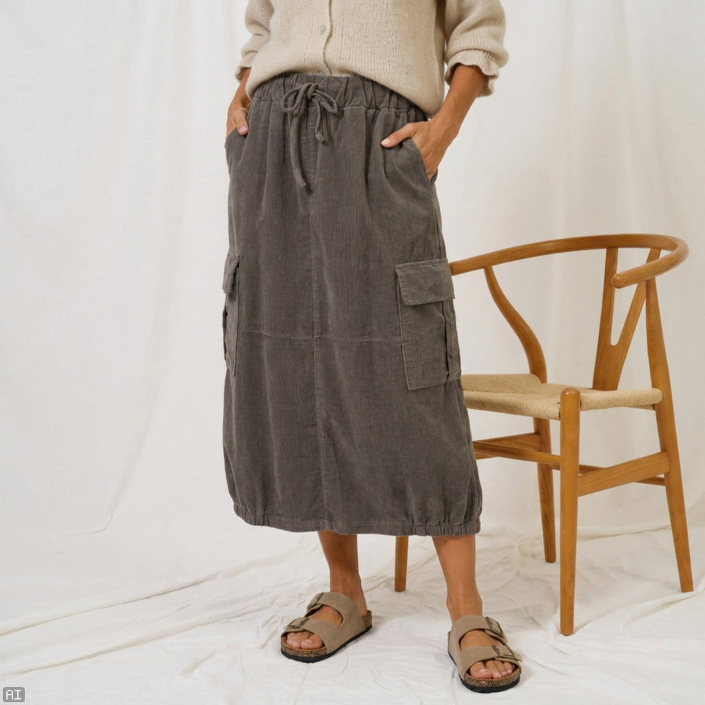 MARTA DU CHATEAU Marta du Chateau Dam Kjol MdcGarda 8758 Skirt Moro30