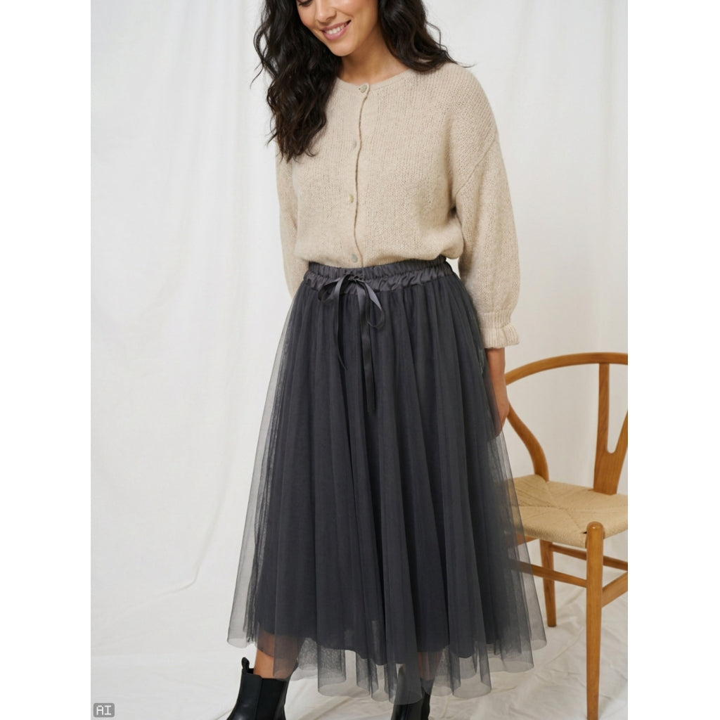 MARTA DU CHATEAU Marta du Chateau Dam Kjol MdcPalmina 23028 Skirt Black