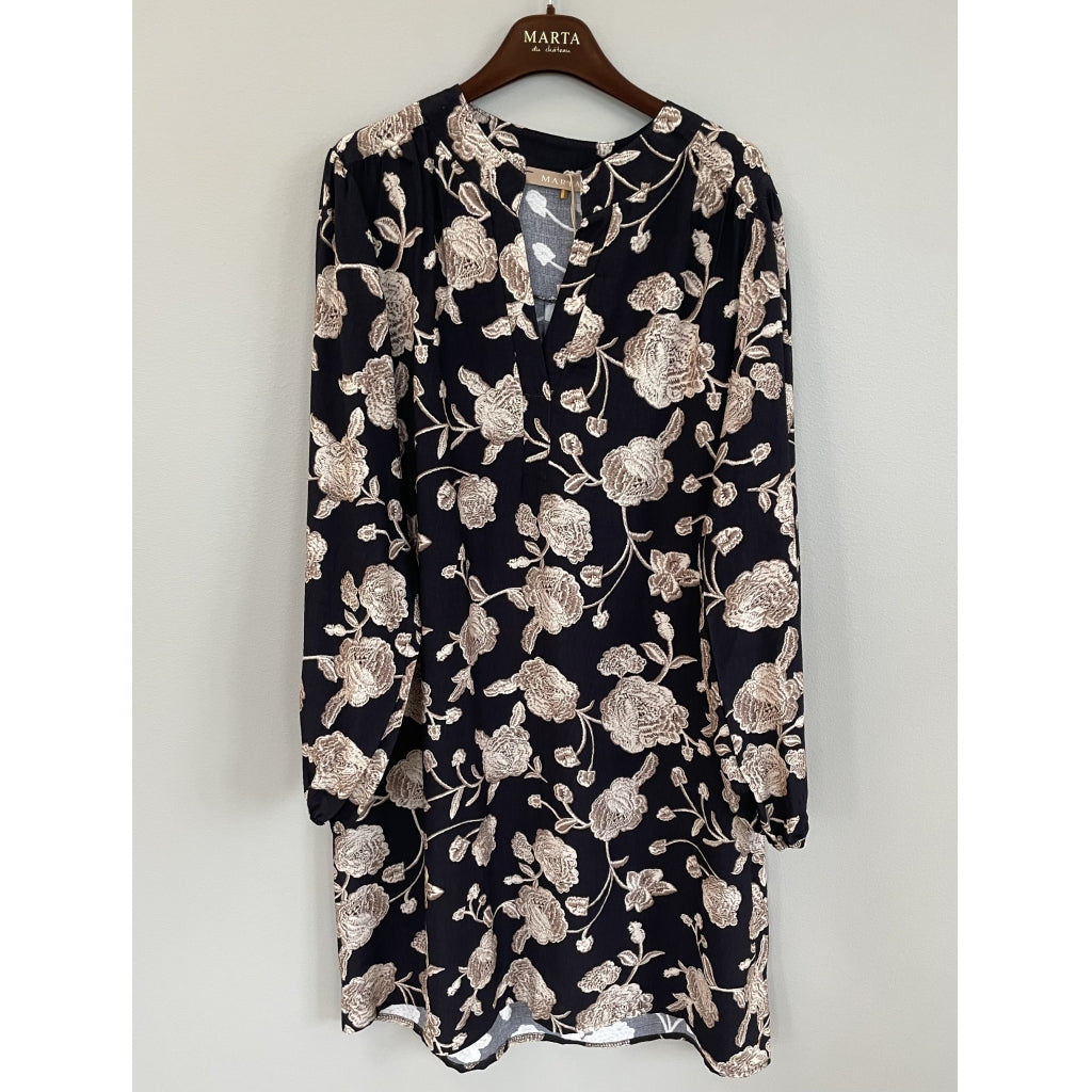 MARTA DU CHATEAU Marta du Chateau Dam Klänning MdcMelona 7474L Dress Black1507ipb