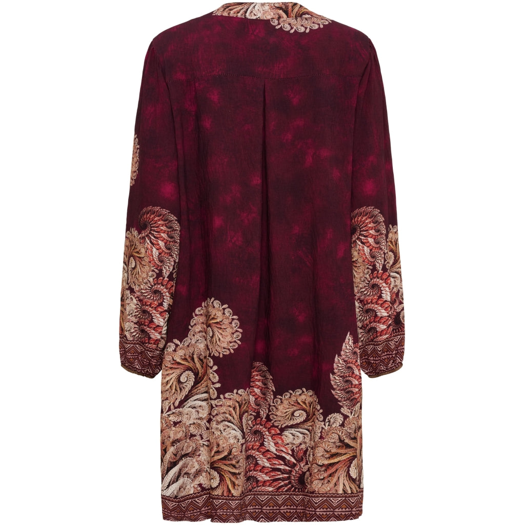 MARTA DU CHATEAU Marta du Chateau Dam Klänning MdcMelona 7474L Dress Bordeaux