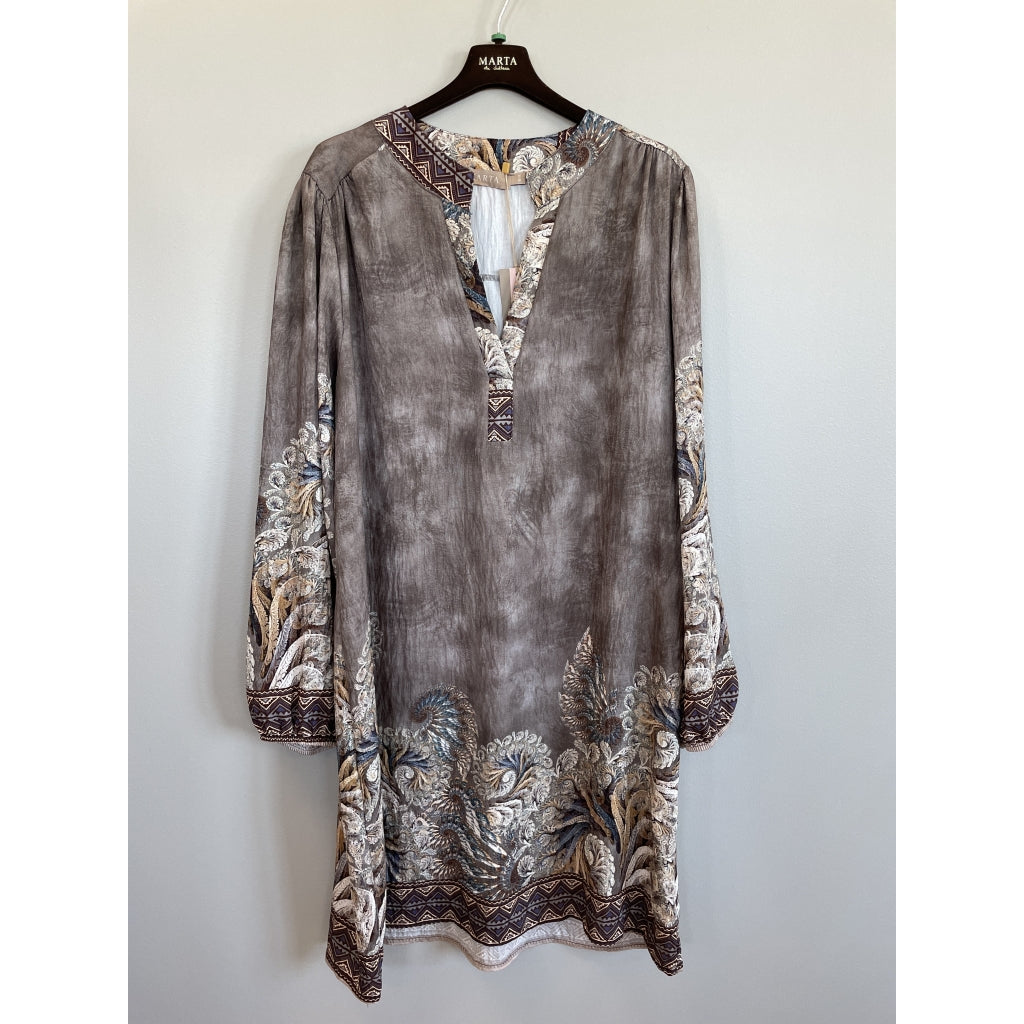 MARTA DU CHATEAU Marta du Chateau Dam Klänning MdcMelona 7474L Dress Fango