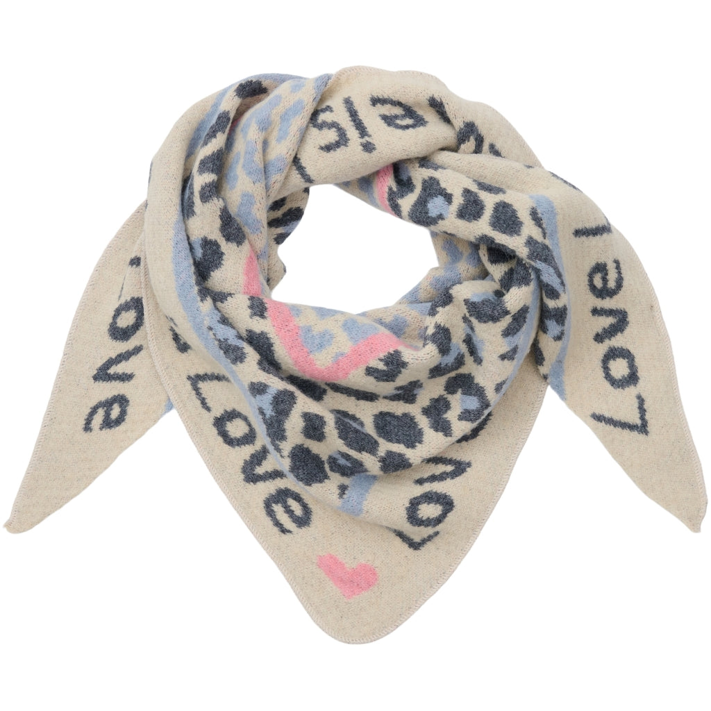 MARTA DU CHATEAU Marta du Chateau Dam Scarf MdcClio 0746 Scarf Lightblue/Pink