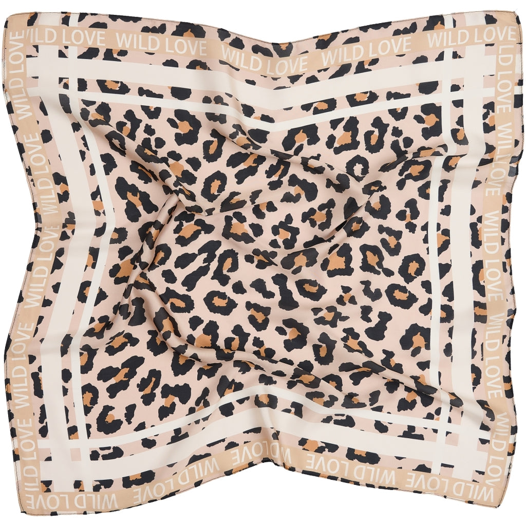 MARTA DU CHATEAU Marta du Chateau Dam Scarf MdcEliane FA-Scarf Scarf Beige Leo