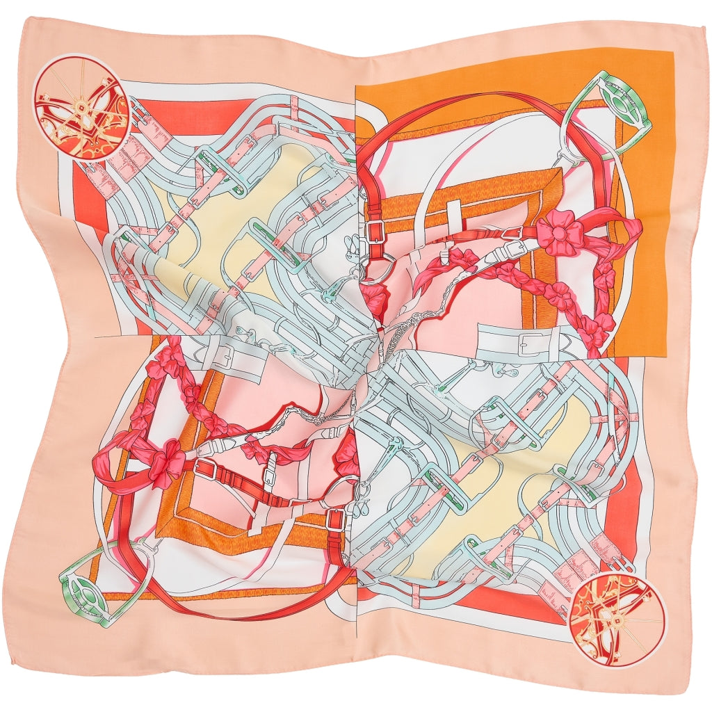 MARTA DU CHATEAU Marta du Chateau Dam Scarf MdcEliane FA-Scarf Scarf Orange176