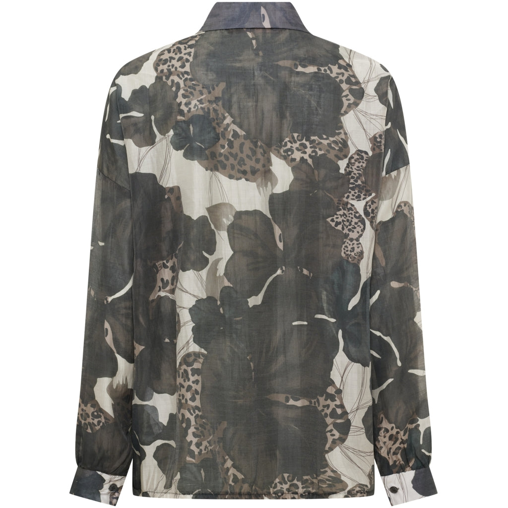 MARTA DU CHATEAU Marta du Chateau Dam Skjorta MDCLAKE 7861 Shirt Grey