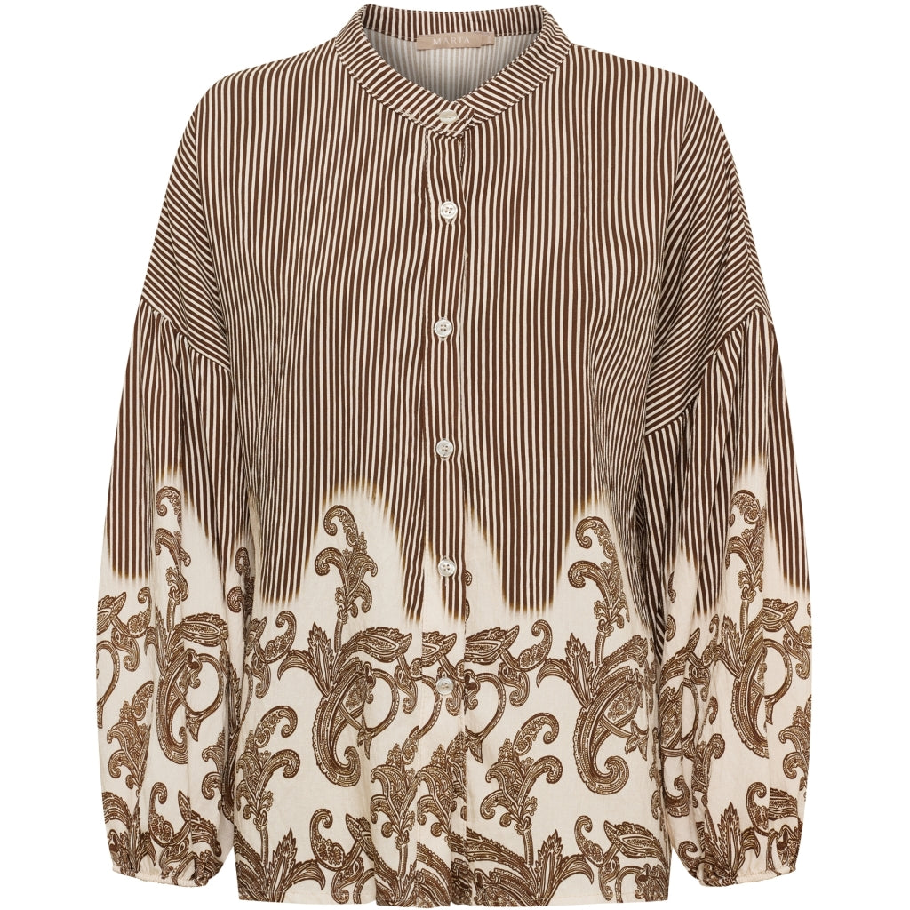 MARTA DU CHATEAU Marta du Chateau Dam Skjorta MdcSequoia 8597 Shirt Marrone4602tpe