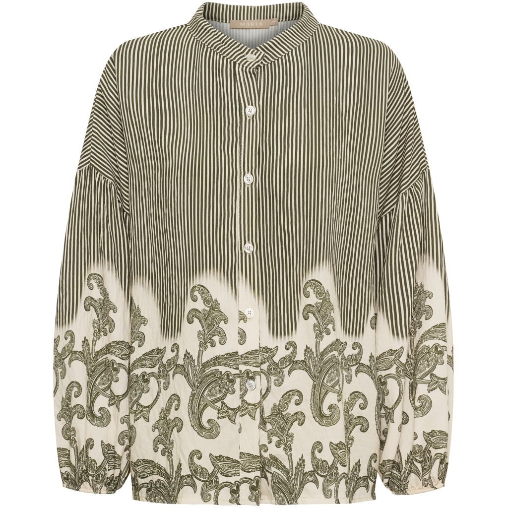 MARTA DU CHATEAU Marta du Chateau Dam Skjorta MdcSequoia 8597 Shirt Military4602tpe