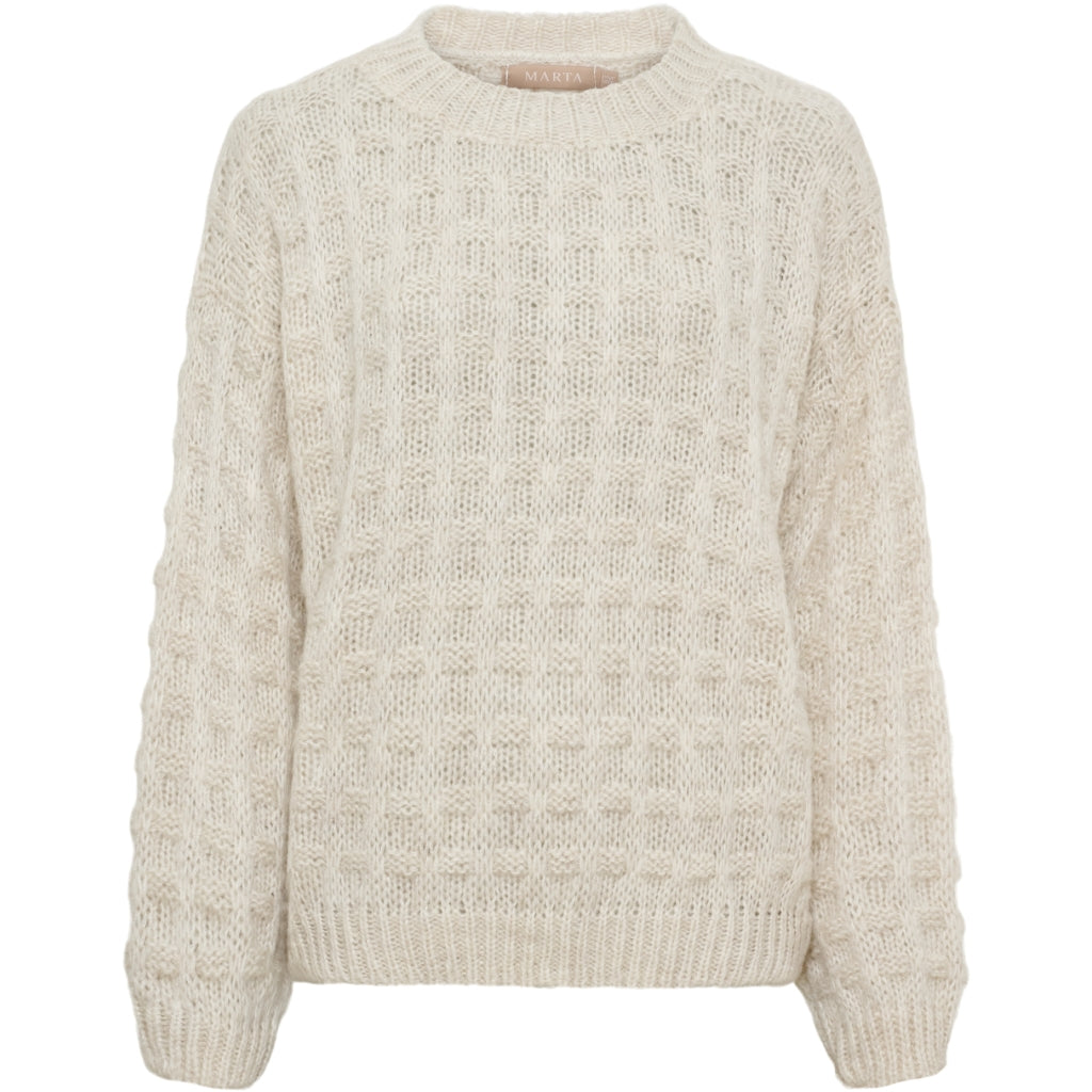 MARTA DU CHATEAU Marta du Chateau Dam Stickad MdcBrezza 65968 Knit Beige