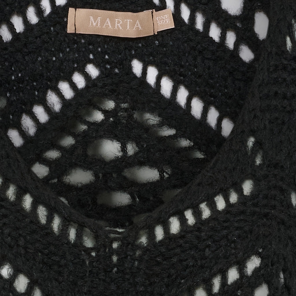 MARTA DU CHATEAU Marta du Chateau Dam Stickad MdcNieve 65033 Knit Black