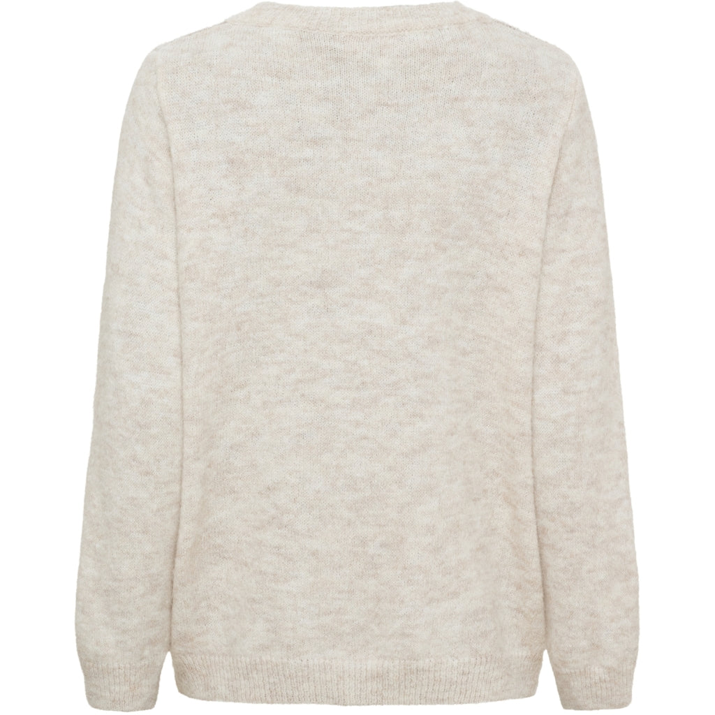 MARTA DU CHATEAU Marta du Chateau Dam Stickad MdcNovara 9727 Knit Beige/Fango