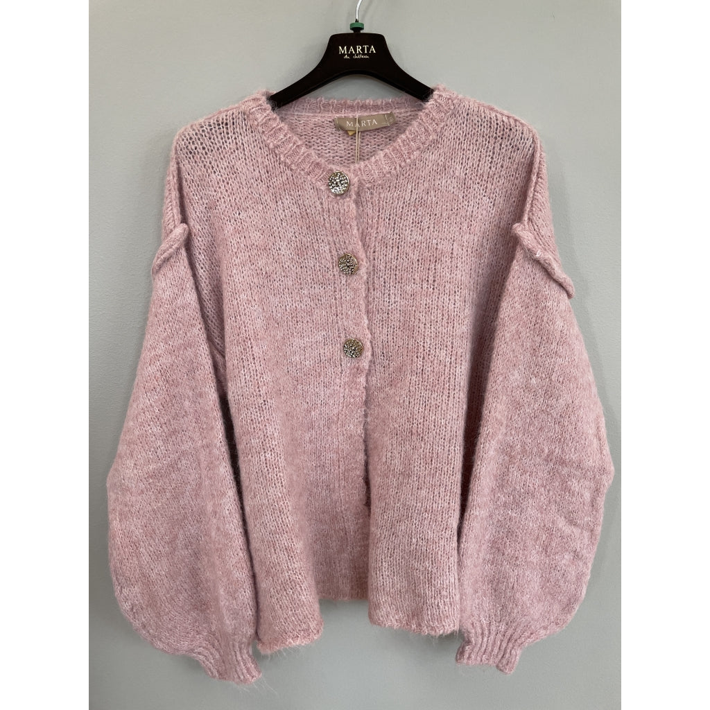 MARTA DU CHATEAU Marta du Chateau Dam Stickad MdcNovella 9735 Knit Rosa