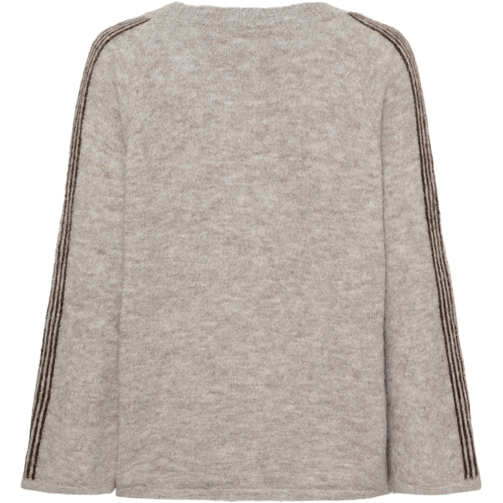MARTA DU CHATEAU Marta du Chateau Dam Stickad MdcVelora 8153- Knit Fango/Moro
