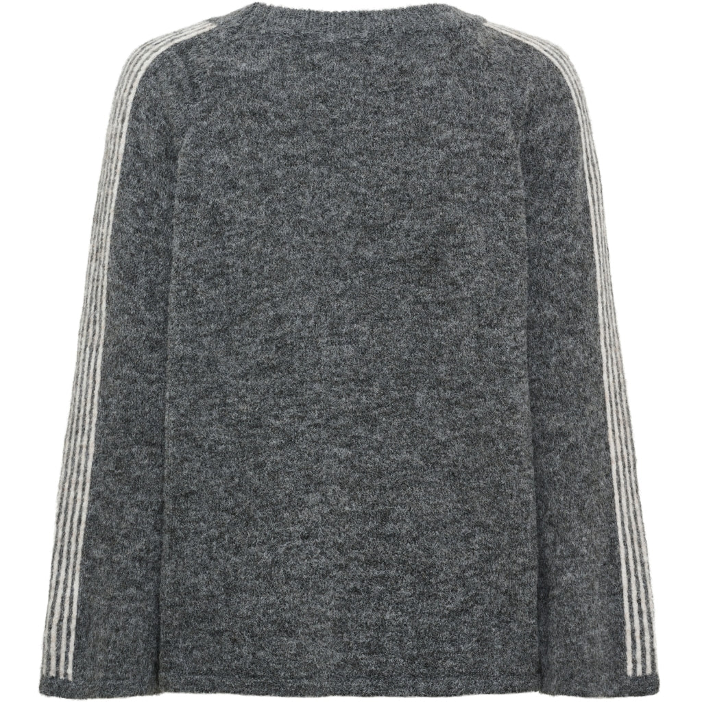 MARTA DU CHATEAU Marta du Chateau Dam Stickad MdcVelora 8153- Knit Grigio004/Beige001