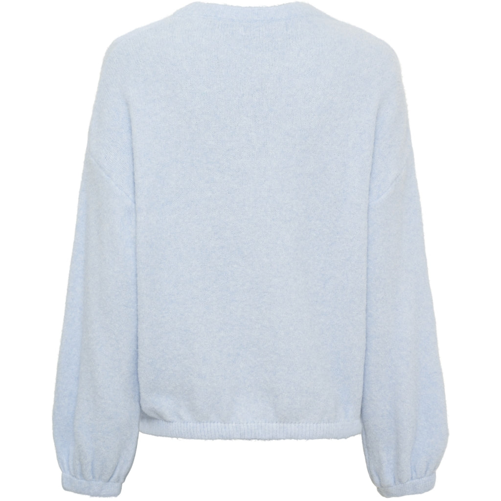 MARTA DU CHATEAU Marta du Chateau Dam Stickad tröja MdcAviva 9979 Knit Light blue