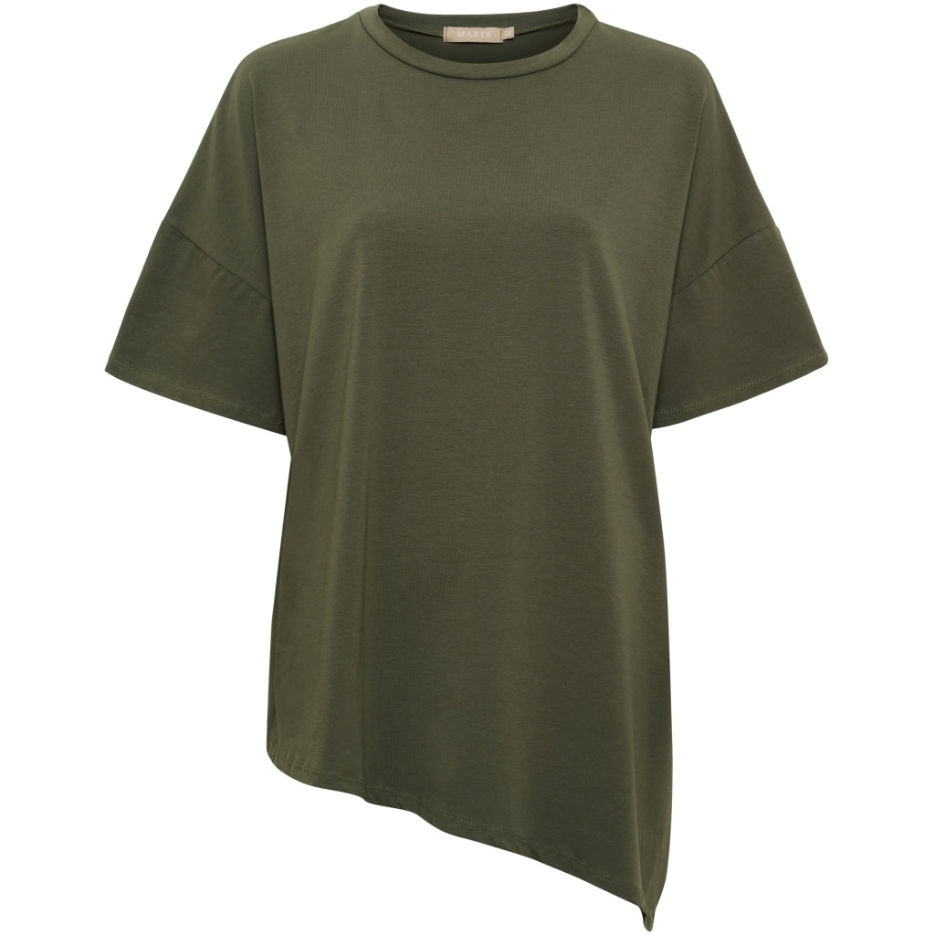 MARTA DU CHATEAU Marta du Chateau Dam T-Shirt MdcAzure 68857M T-shirt Military