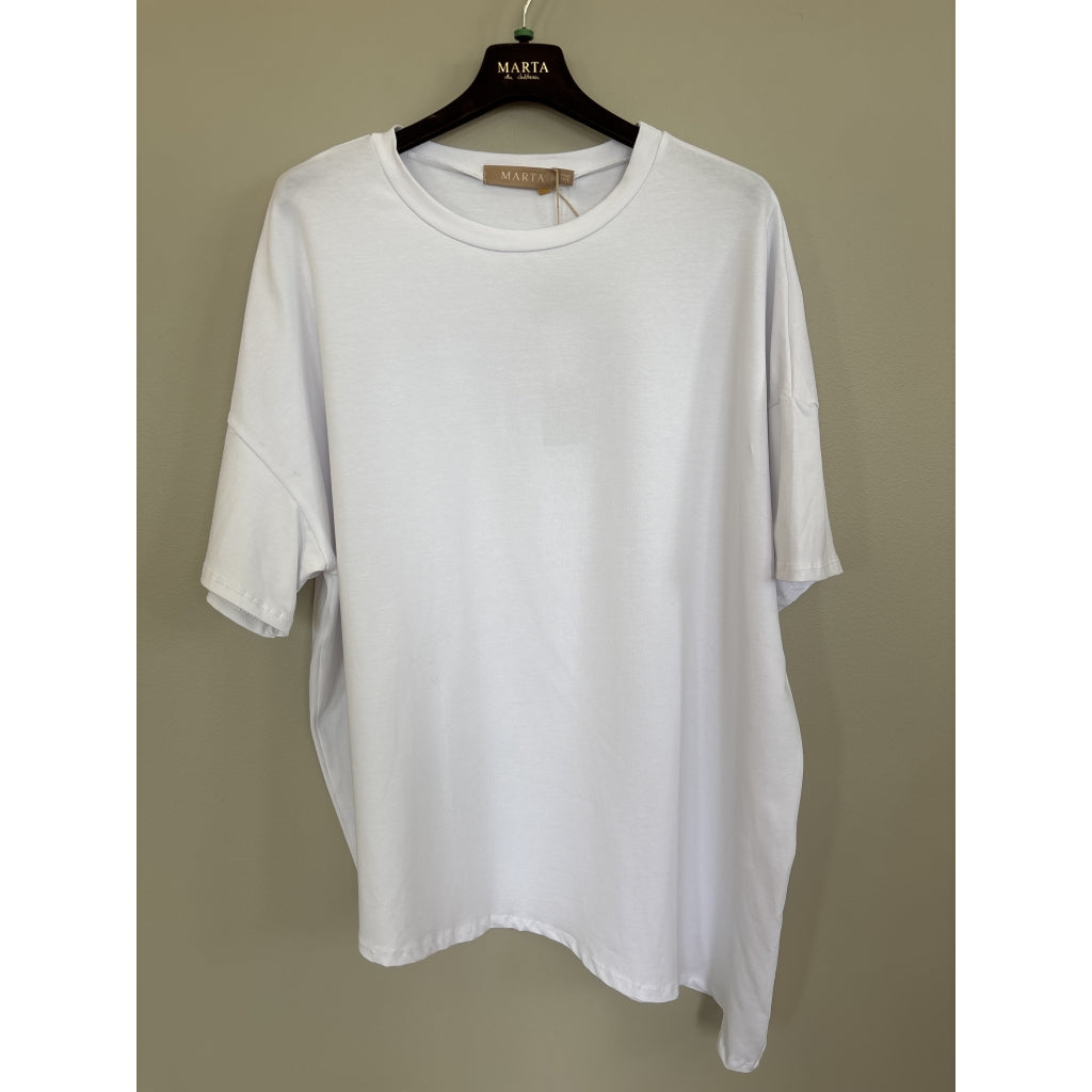 MARTA DU CHATEAU Marta du Chateau Dam T-Shirt MdcAzure 68857M T-shirt White