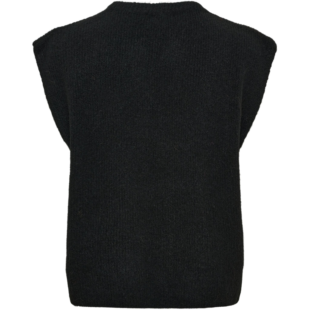 MARTA DU CHATEAU Marta du Chateau Dam Väst MdcCelestia 9980 Knit Vest Black