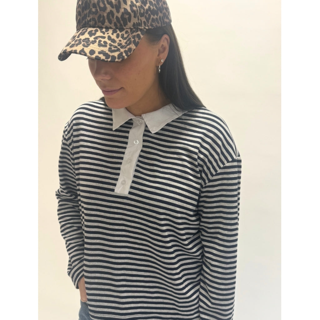 MARTA DU CHATEAU Marta du Chateau Dam polo MdcCapucine 38910/S Polo navy/white