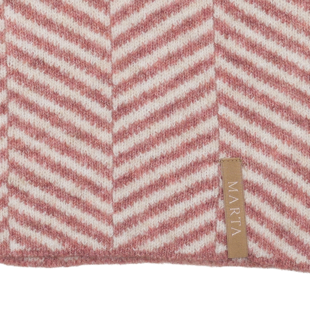 MARTA DU CHATEAU Marta du Chateau dam Balaclava MdcAliza T1209 Scarf Rose