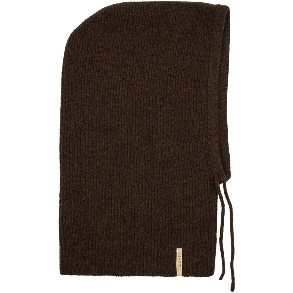 MARTA DU CHATEAU Marta du Chateau dam Balaclava MdcFiluca FMHK6480 Scarf Brown