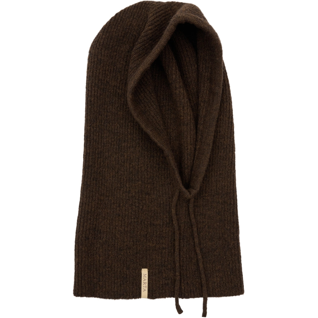 MARTA DU CHATEAU Marta du Chateau dam Balaclava MdcFiluca FMHK6480 Scarf Brown
