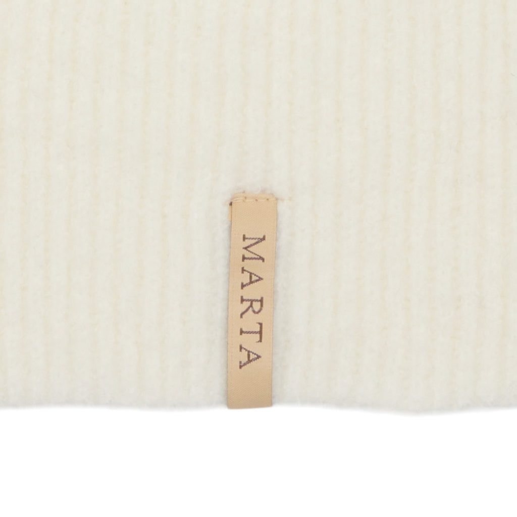 MARTA DU CHATEAU Marta du Chateau dam Balaclava MdcFiluca FMHK6480 Scarf Off White