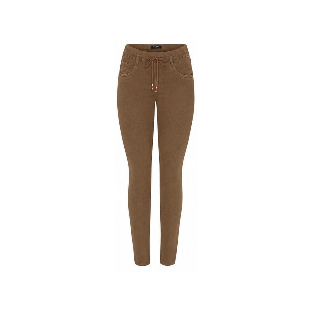 MARTA DU CHATEAU Marta du Chateau dam Jeans MdcEmma Mdc122-2302 Jeans Camel