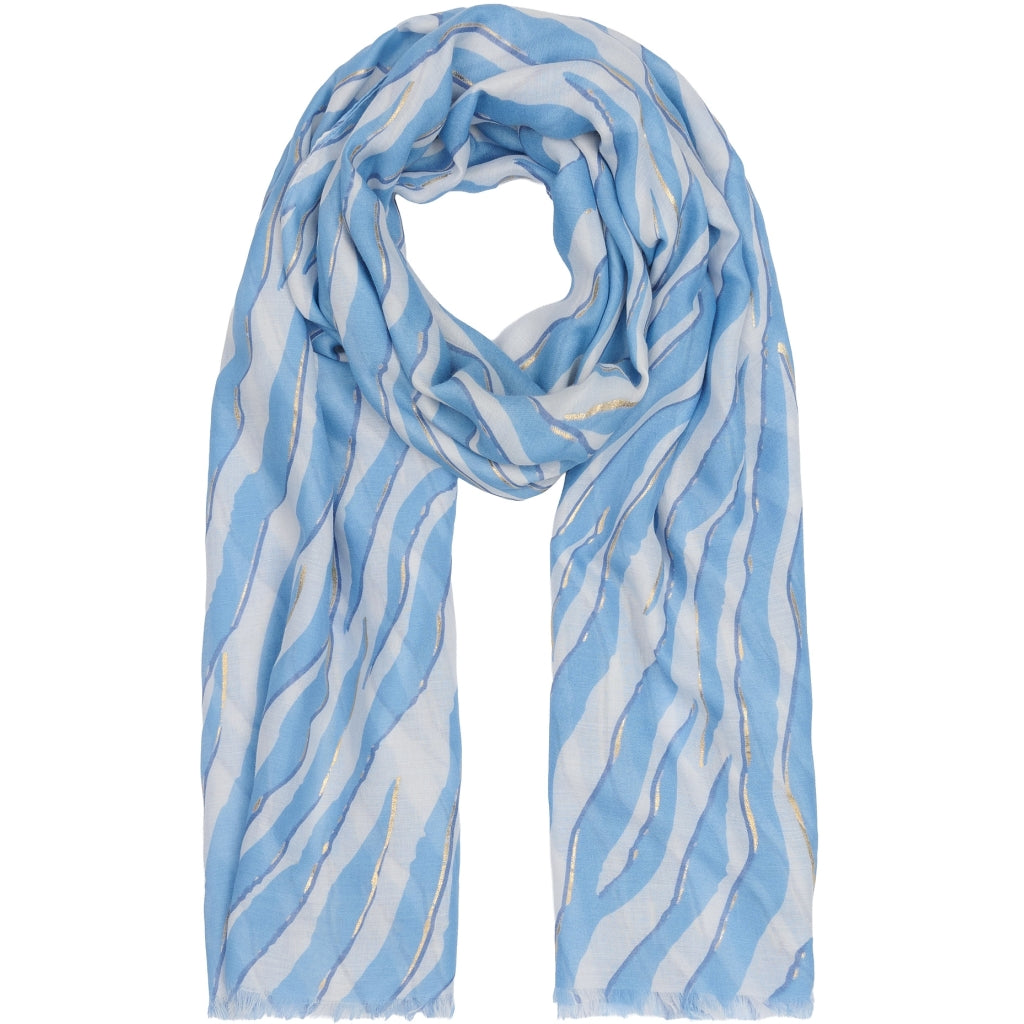 MARTA DU CHATEAU Marta du Chateau dam Scarf MdcBarbera FA37240 Scarf Blue