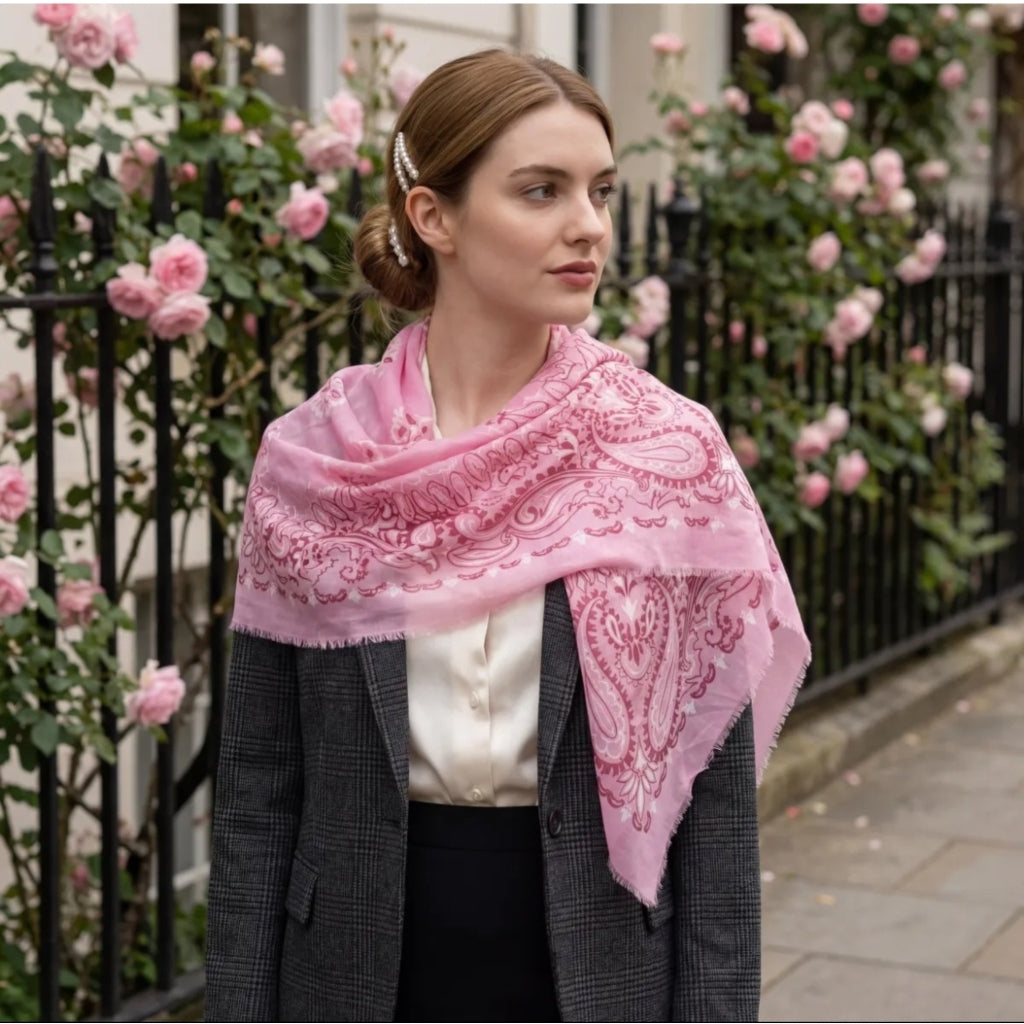 MARTA DU CHATEAU Marta du Chateau dam Scarf MdcCaitlyn FA37257 Scarf Pink