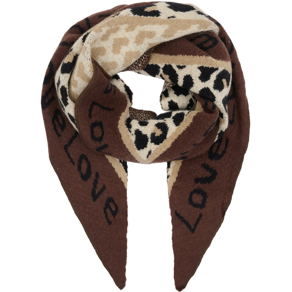 MARTA DU CHATEAU Marta du Chateau dam Scarf MdcClio BA-0746 Scarf Coffee