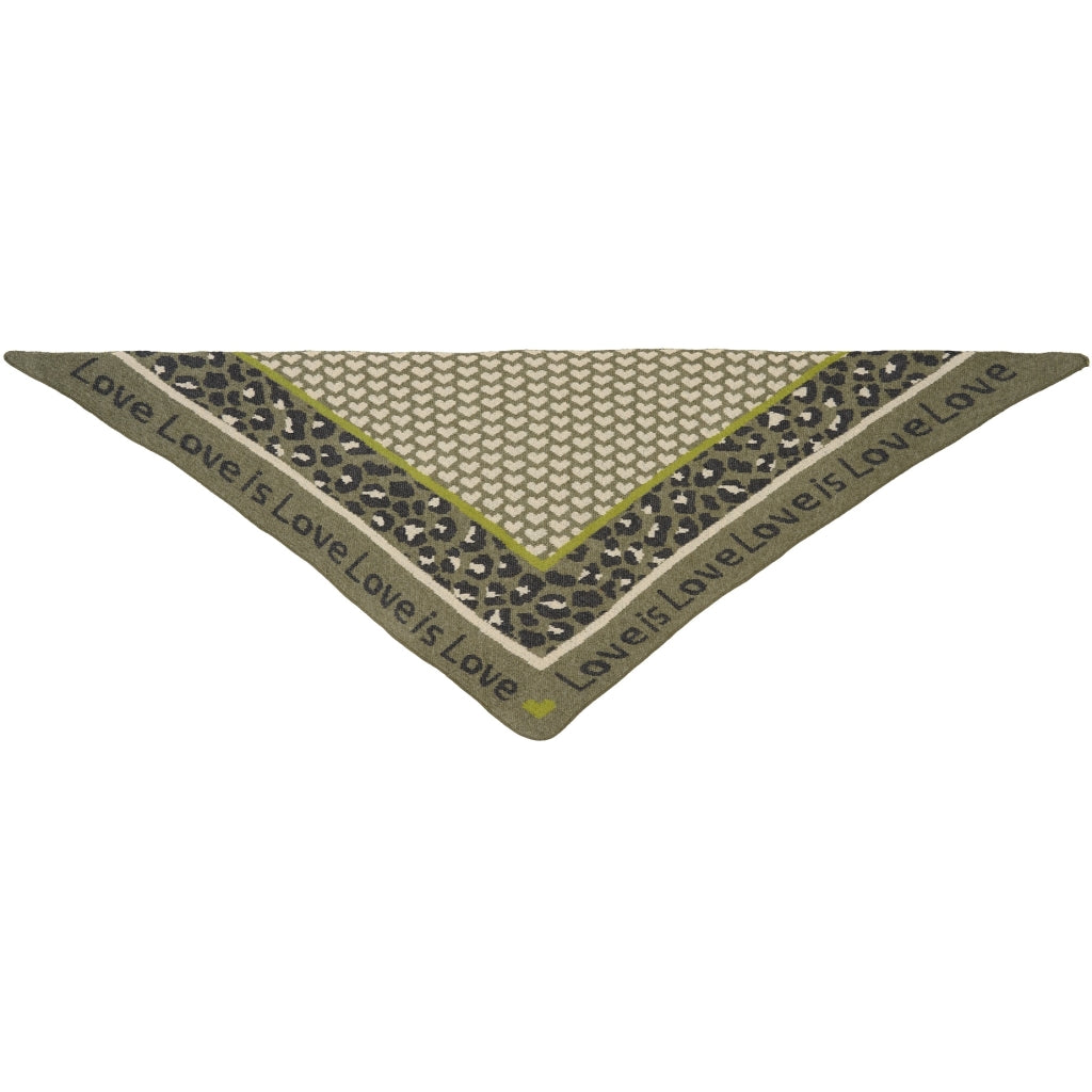 MARTA DU CHATEAU Marta du Chateau dam Scarf MdcClio BA-0746 Scarf DarkGreen9