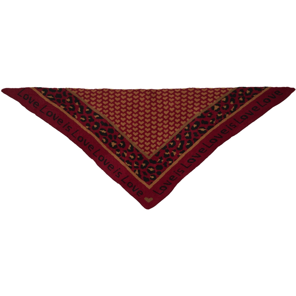 MARTA DU CHATEAU Marta du Chateau dam Scarf MdcClio BA-0746 Scarf DarkRed29