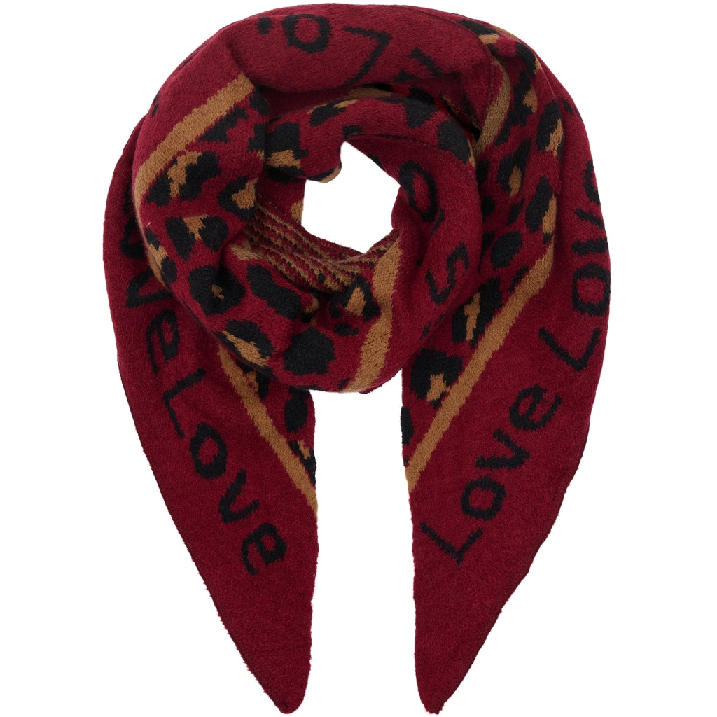 MARTA DU CHATEAU Marta du Chateau dam Scarf MdcClio BA-0746 Scarf DarkRed29