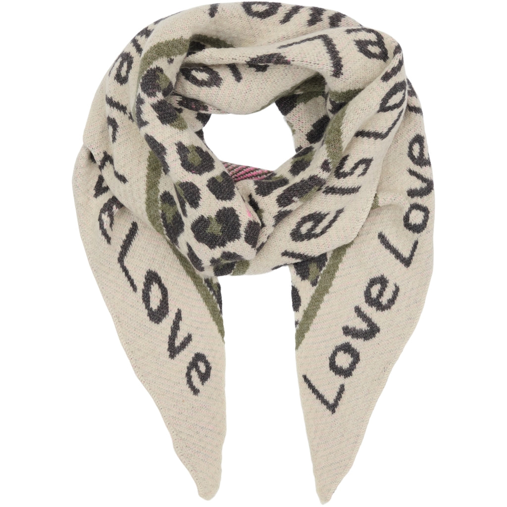MARTA DU CHATEAU Marta du Chateau dam Scarf MdcClio BA-0746 Scarf beige/green